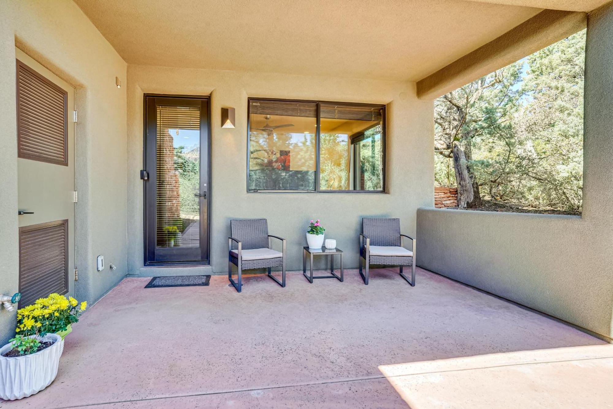 Ferienwohnung Sedona Couples Retreat With Patio Walk To Trails! Exterior foto