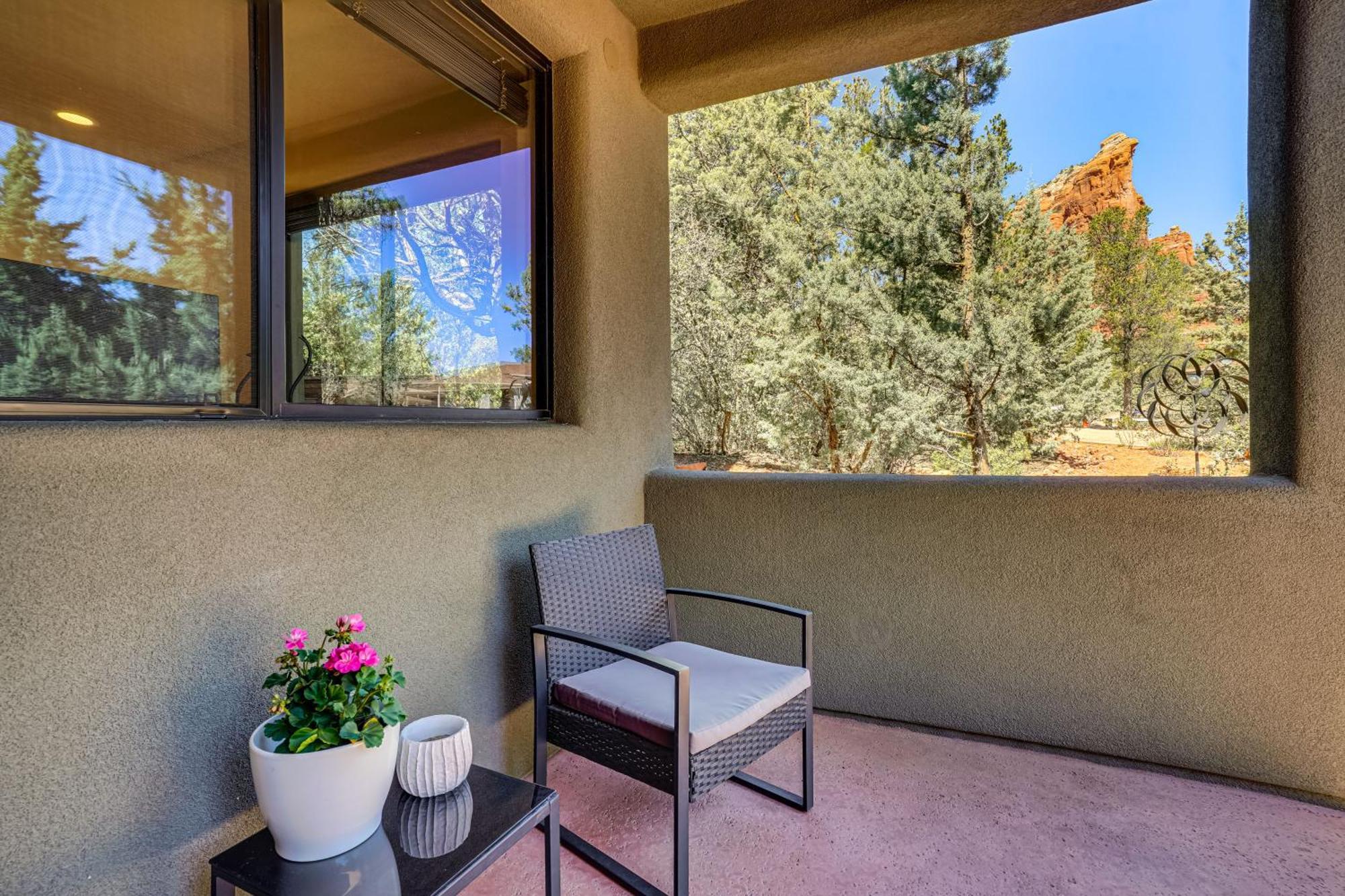 Ferienwohnung Sedona Couples Retreat With Patio Walk To Trails! Exterior foto